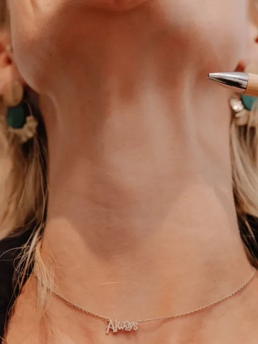 Verticale spierbanden hals